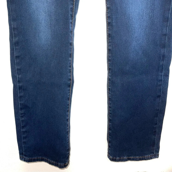 Liverpool Stitch Fix Dark Wash Mid-rise Straight Leg Jeans 28 Short Women’s - Picture 5 of 13